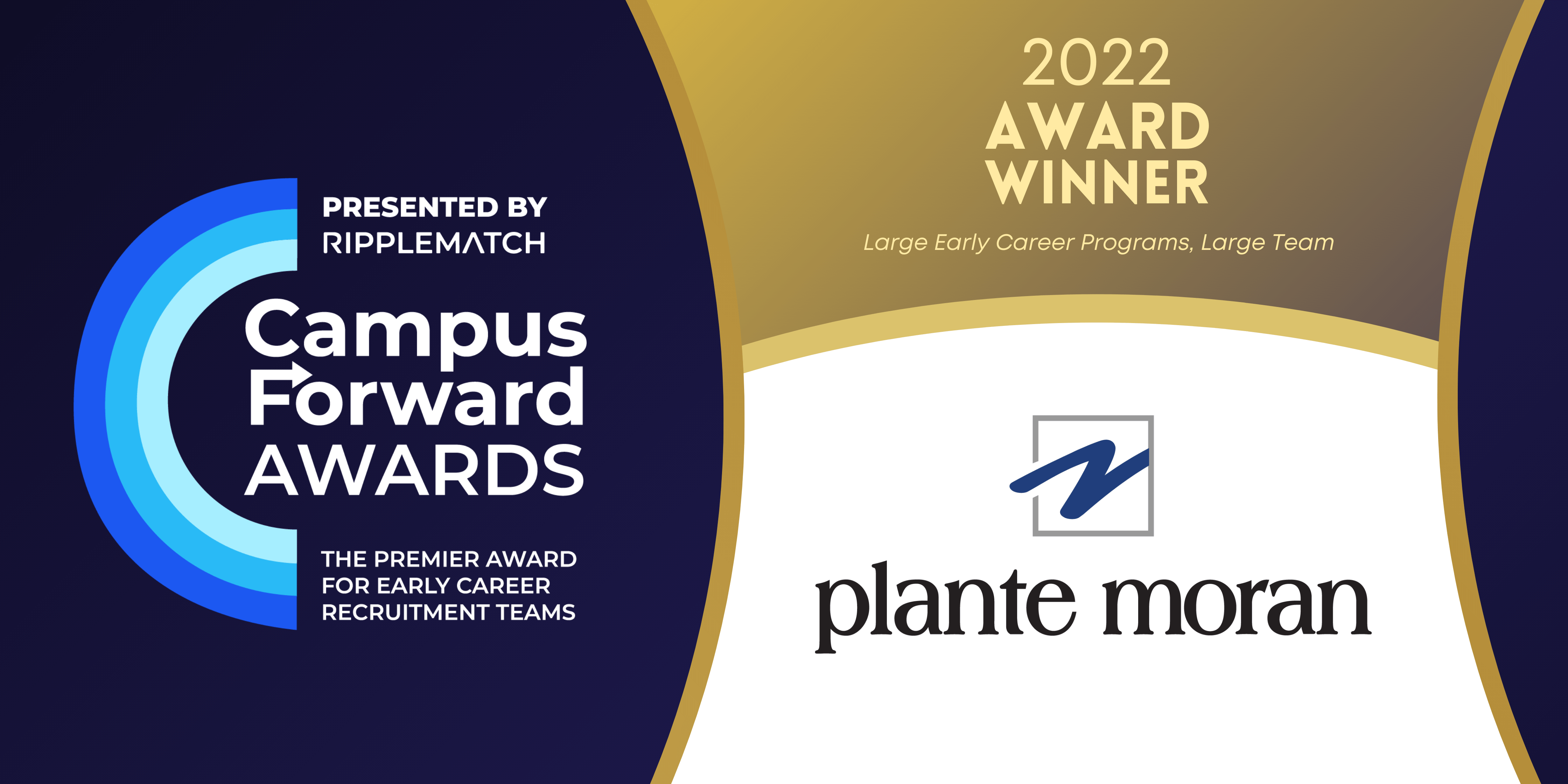 Plante Moran is a Campus Forward Award Winner 2022